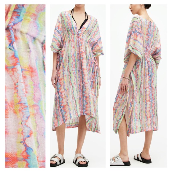 All Saints Other - All Saints LINA MELISSA Cover Up Dress Rainbow Multi